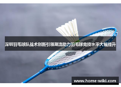 深圳羽毛球队战术创新引领潮流助力羽毛球竞技水平大幅提升